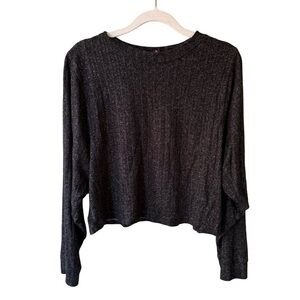 La SENZA Dark Gray Long Sleeve Tee Women’s S